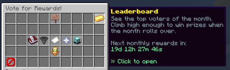 Vote leaderboard GUI